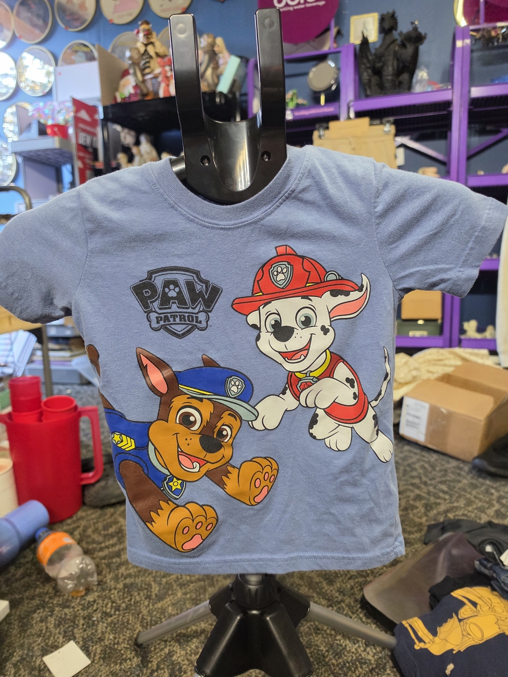Paw Patrol Boys Blue Graphic Tee - Chase & Marshall
